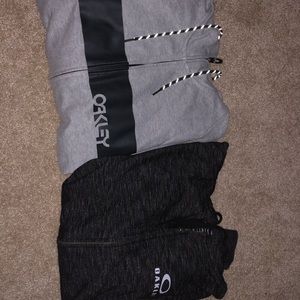 Pair of Zip Up Oakley Hoodies size L